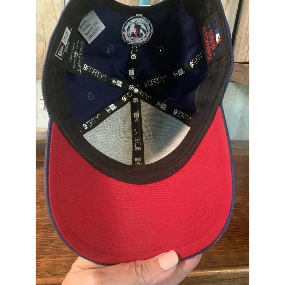 Texas Rangers 2013 New‎ Era 9Forty Youth Blue MLB Baseball Cap Embroidered